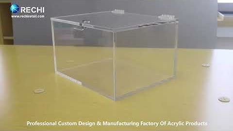 RECHI Custom Design & Manufacture Clear Acrylic Packing Box Arce AB48