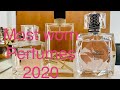 MOST WORN PERFUMES OF 2020 | MY PERFUME COLLECTION 2020