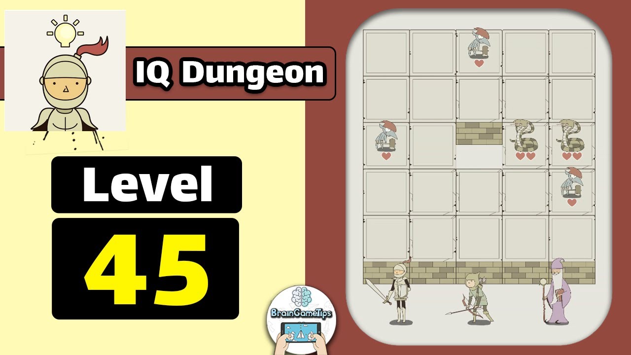 IQ Dungeon - Level 45 Walkthrough