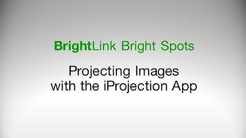 How to Project Images Using the Epson iProjection App