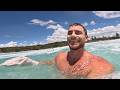 First Time Back In The Water After 2 Month Injury 
