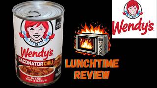Wendys Baconator Chili With Beans Beef & Bacon Review