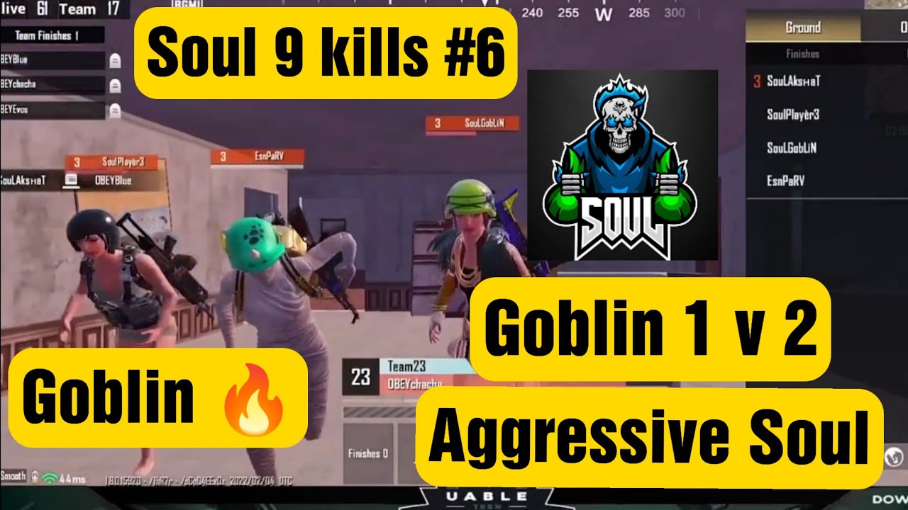 Soul 9 kills domination😎| Goblin 🔥 