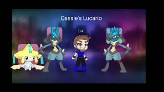 I Yell Cassie's Lucario for Put Middle finger at @rainbowkittythelucariofang5292's Lucario