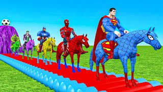 Super Long Slide Game With Cow Elephant Gorilla Hippopotamus Tiger 3d Animal Game Funny 3d Animals
