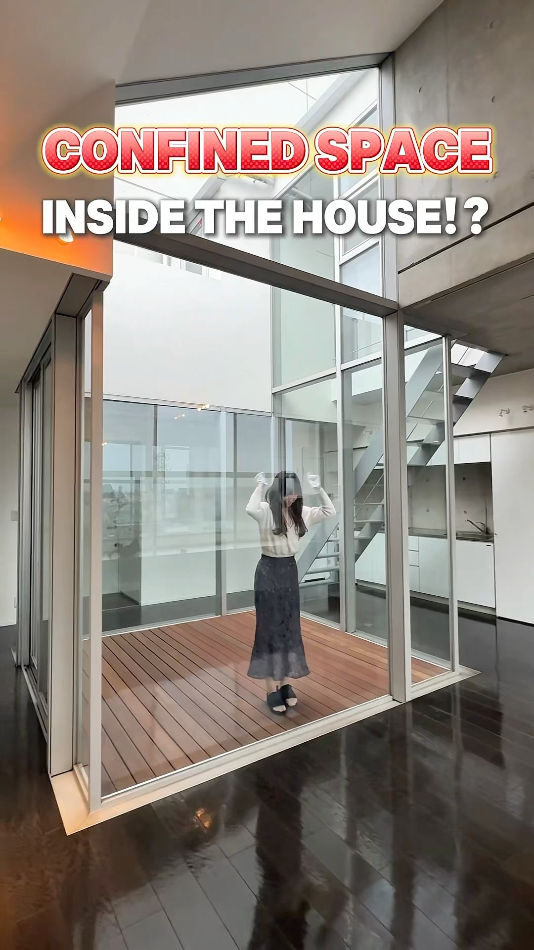 What is this enclosed space?!] The open feeling of this designer