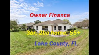 #Florida Owner Finance Home 3br, 2ba in Lake County