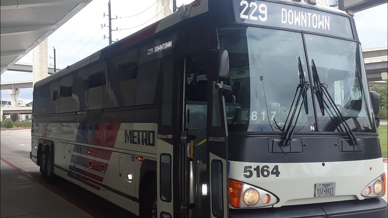 Houston METRO bus tour: MCI D4500CT on the 229 Kingsland/Grand Parkway ...