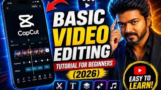 🎬 Basic Video Editing Tutorial for Beginners (2026) || Capcut Edit Tutorial 👍