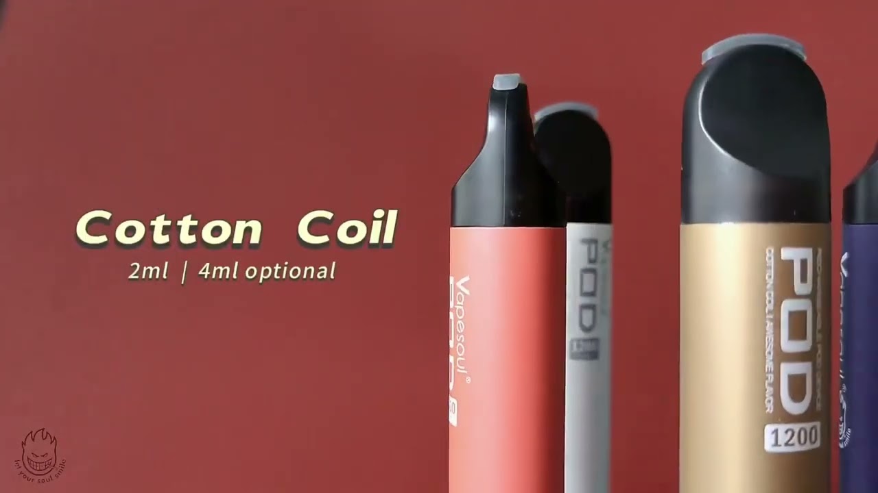 Vapesoul pod 1200 puffs ，vape