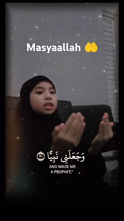QS Maryam Ayat 30-35 | Aisyah Hafiz Indonesia 2024 #surahmaryam #qoricilik