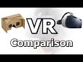 VR Comparison