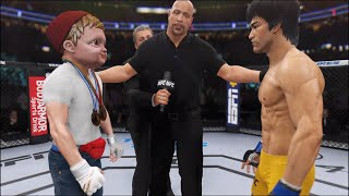 Hasbulla vs. Bruce Lee - EA Sports UFC 4 - Crazy UFC 👊🤪