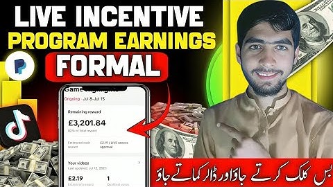 Earn Money Live Incentive Program by clicking method | Live Incentive Program working Tutorial 