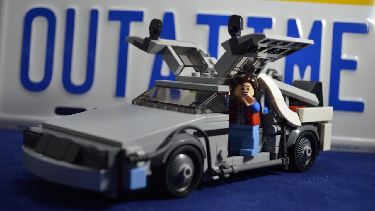 DeLorean Time Machine from Back to the Future in Speed Champions style : r/ lego