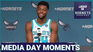 Hornets Media Day MOMENTS | MAJOR Injury Updates | Naz Reid WELCOMED