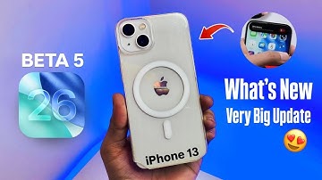 iOS 26 Beta 5 on iPhone 13 - What’s New - Manor Changes on iPhone 13 - Performance, Battery, Bugs