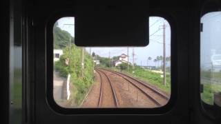 415系　Fo117編成　日豊本線　大在→大分→亀川　前面展望動画