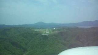 20100508 但馬空港RWY01 アプローチからランディングまで、ノーカット