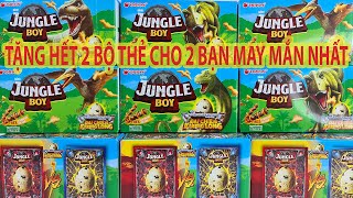 Bóc 1 Thùng Bánh Jungle Boy Săn Thẻ Bài Đại Chiến Khủng Long