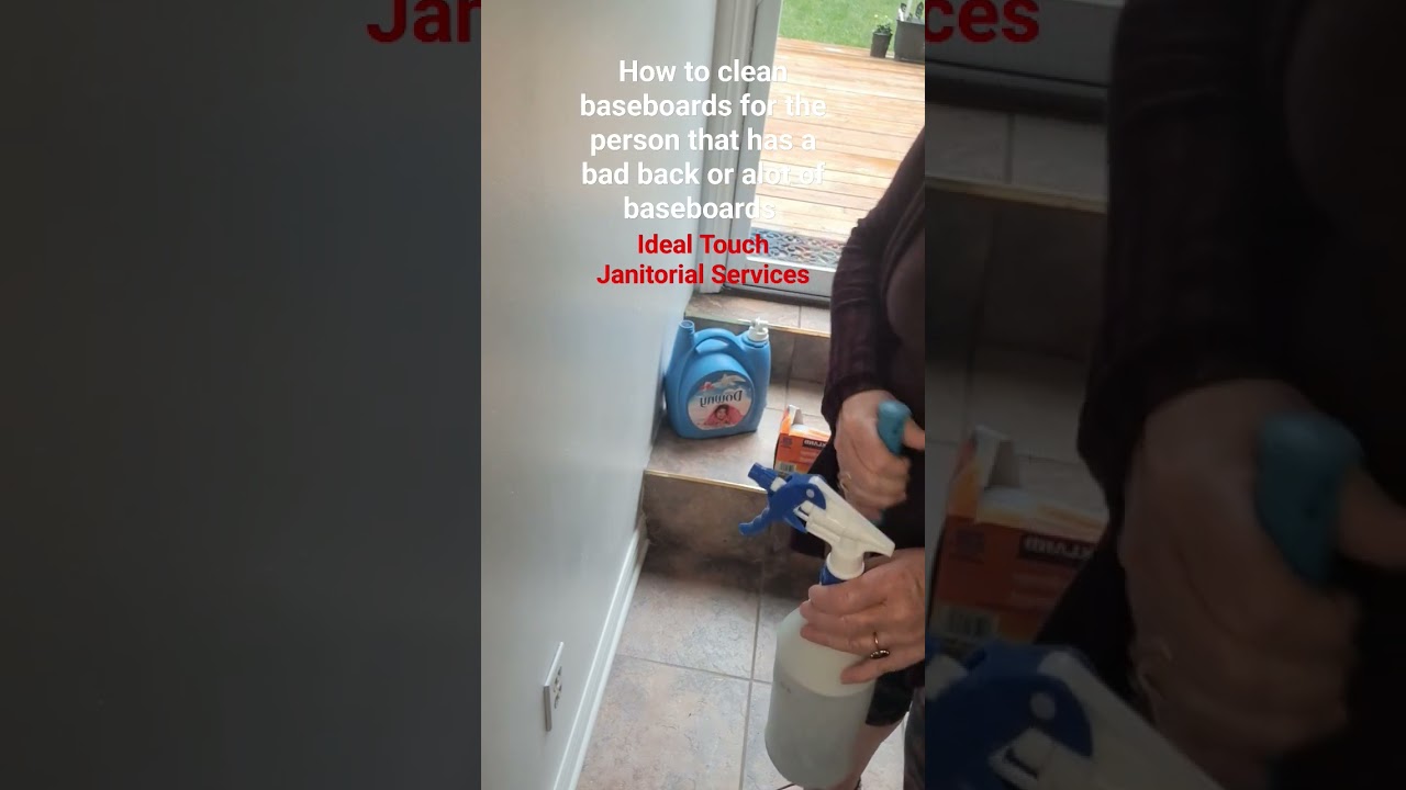 How to clean your baseboards quickly and easily with Freshening up the room