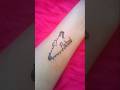 ✨ Pahal 💞 name henna mehndi tattoo ❤️  #shorts #trending #viralvideo #satisfying #mehndidesign #art🤗