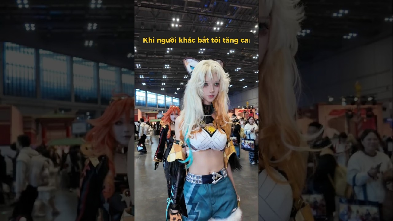 Khi người khác bắt tôi tăng ca #meowcosplay #shorts