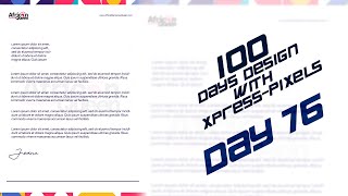 🏆 Modern Letterhead Design with Cultural Touch | Photoshop Tutorial
