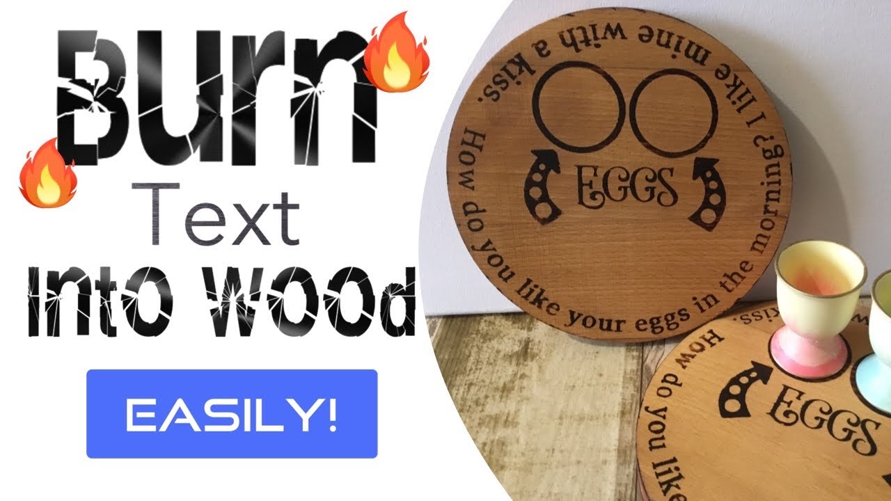 Wood Burning with Ammonium Chloride & Thick It, Silhouette Cameo, Torch  Paste