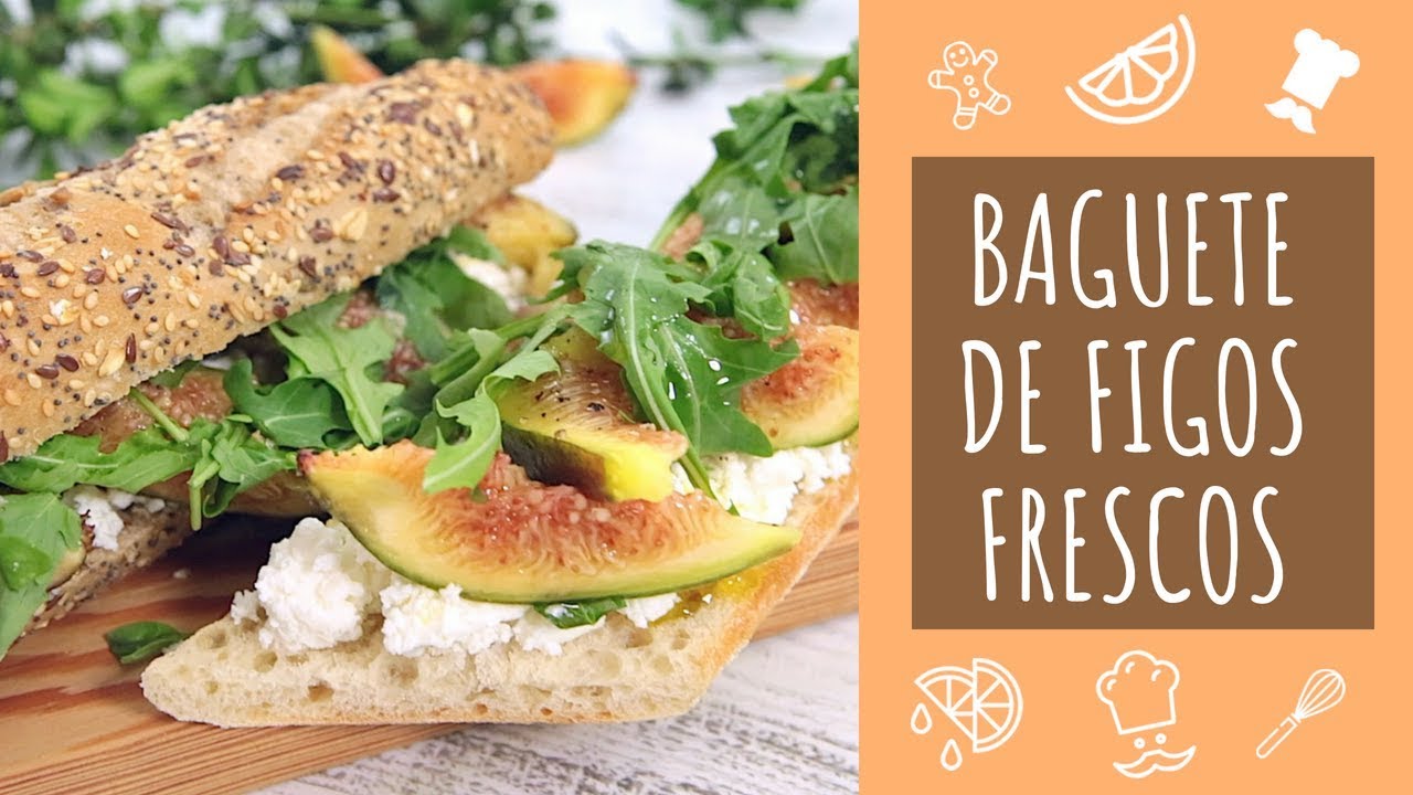 Sanduíche de figos frescos (receita saud...