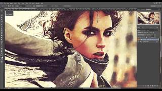 Retro painting Photoshop Action