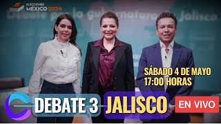 TERCER DEBATE AL GOBIERNO DE JALISCO DESDE PUERTO VALLARTA