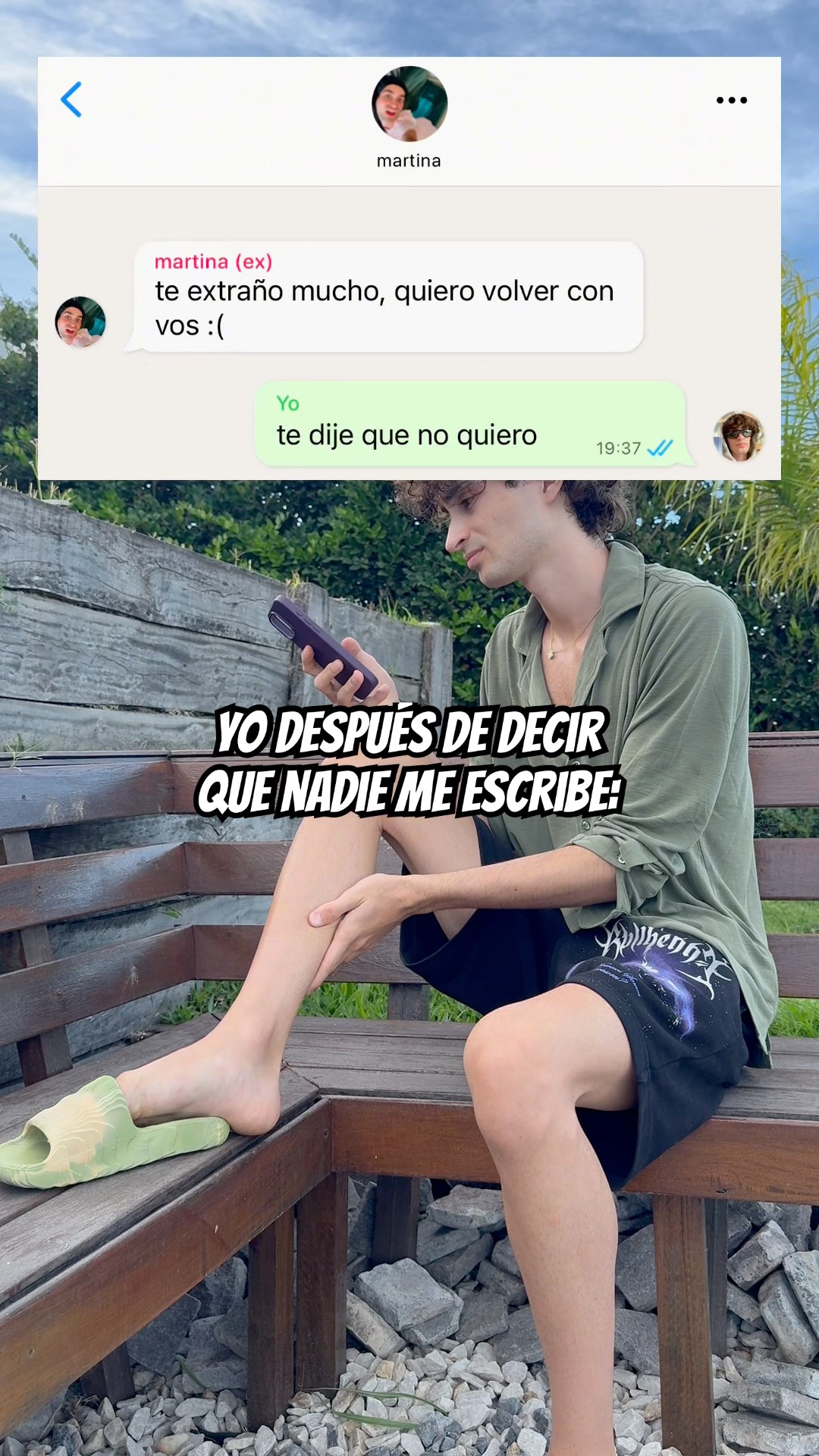 ME MANDÓ UN MENSAJE MI EX