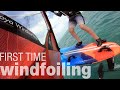 Very First Time WINDFOILING – Bonaire – Part 1