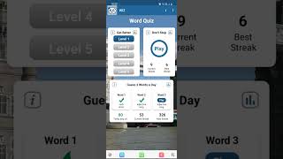 WIZ - Word Quiz - Guess 3 English Words a Day #3-54 screenshot 3