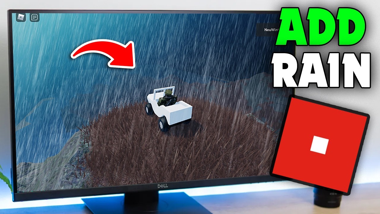 Raining Robux Backround How to Add Realistic Rain in Roblox Studio (2026) - YouTube