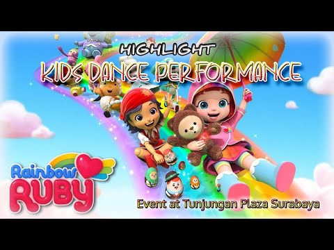 RAINBOW RUBY EVENT AT TUNJUNGAN PLAZA SURABAYA | KIDS DANCE PERFORMANCE