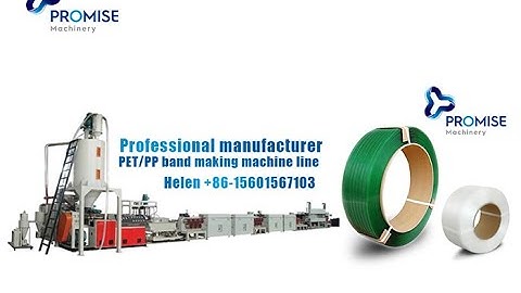 Polyester strapping extrusion machine line with two output