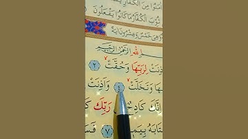 سورة الانشقاق الأية 1 إلى 10 بصوت سعد الغامدي
