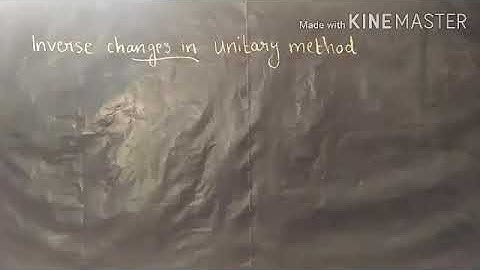 Chapter: Unitary Method  Part 2 for grade 5