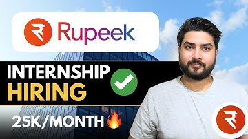 Rupeek Hiring Interns🔥Apply Now | 2025,2026,2027