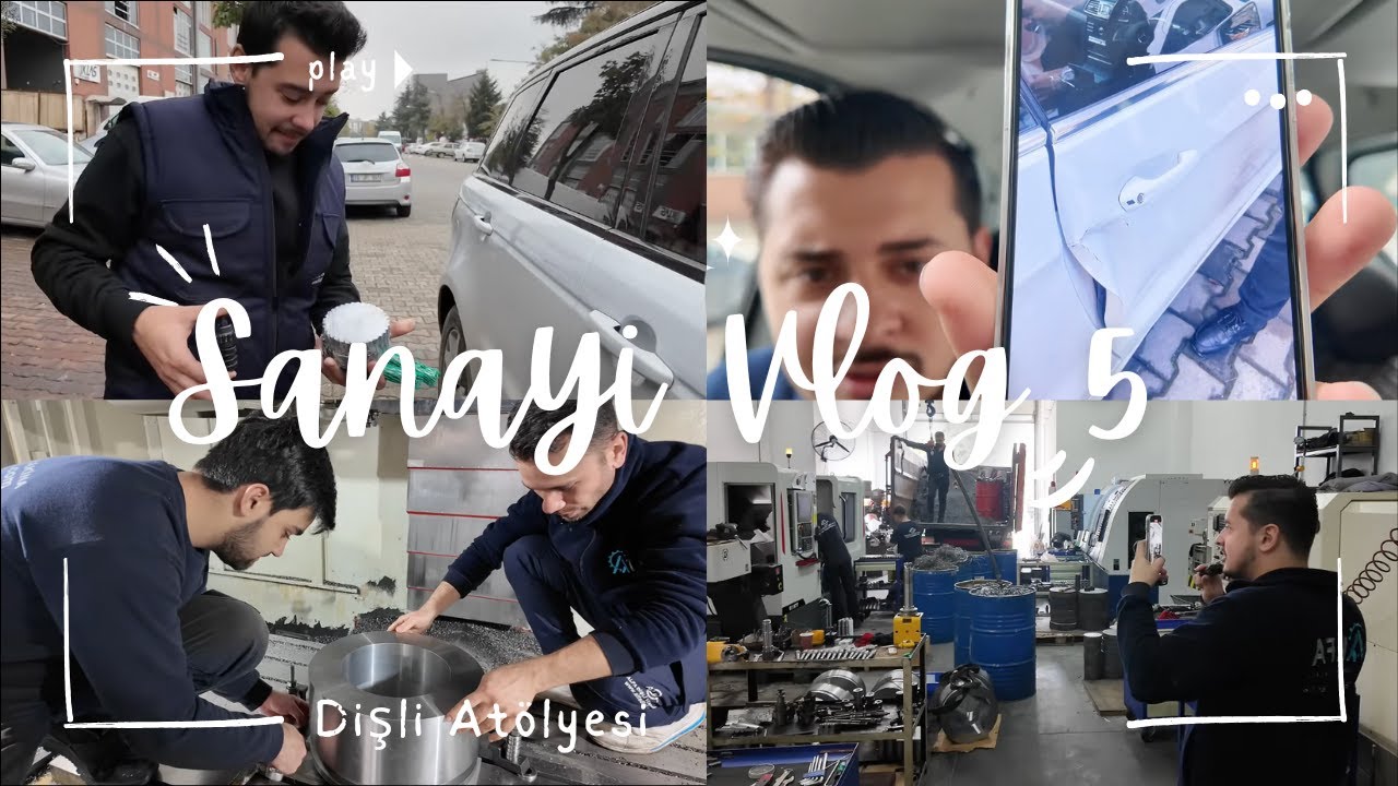 SANAYİ VLOG 5 | TORNA ATÖLYESİ | DİŞLİ İMALATI | ALFA DİŞLİ