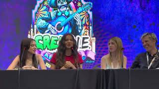 The kids aren’t all right with Violet & Madeline McGraw & Jenna Davis Bloody disgusting panel