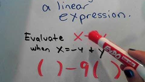 Evaluating a linear expression: Integer multiplication with addition or subtraction