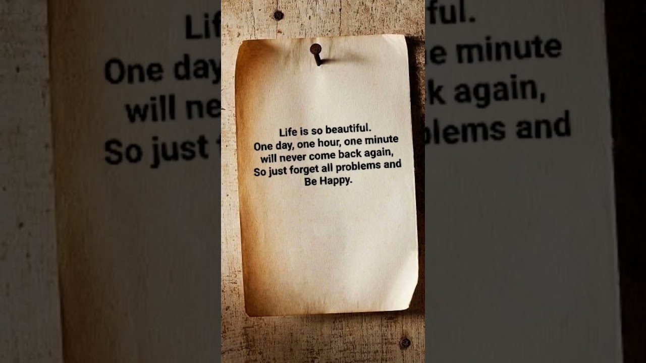 Life is so beautiful!!....