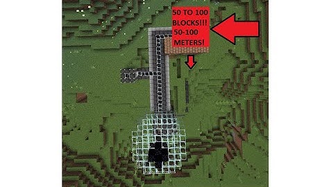 I made a Minecraft bedrock cannon that use ENTITY CRAMMING to fire entities 50 to 100 blocks