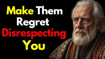 How To Make a Disrespectful Person Look Insecure For Insulting You | STOIC PHILOSOPHY
