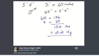 Ideal Body Weight - Educreations screenshot 5