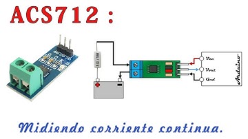 ACS712 : Midiendo corriente continua. Video 2 de 3.