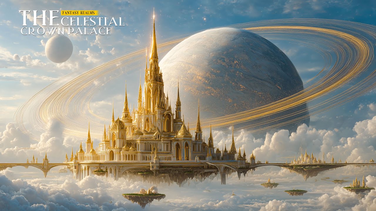 The Celestial Crown Palace | Floating Castle in the Clouds 4K
